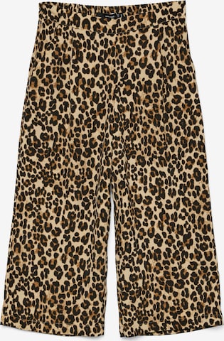 VERO MODA Pleat-front trousers 'VMCoco' in Brown: front