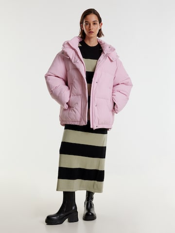EDITED Zimska jakna 'Marlin' | roza barva