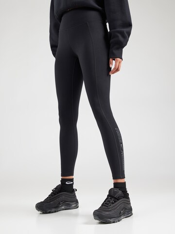 NIKE Skinny Sports trousers 'ONE' in Black: front