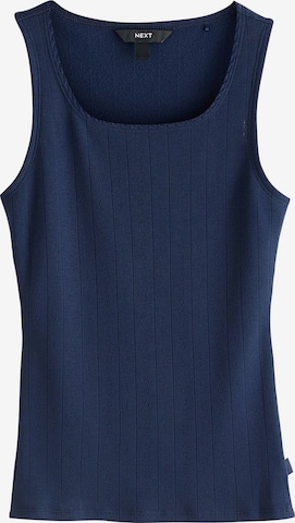 Next - Top en azul: frente