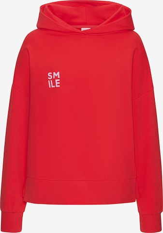 LASCANA Sweatshirt in Rot: Vorderseite