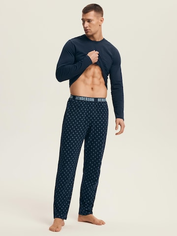 Henderson Long Pajamas 'Lush' in Blue