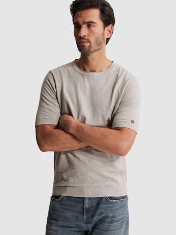 CAST IRON Shirt 'T-shirt in slub cotton' in Grey: front