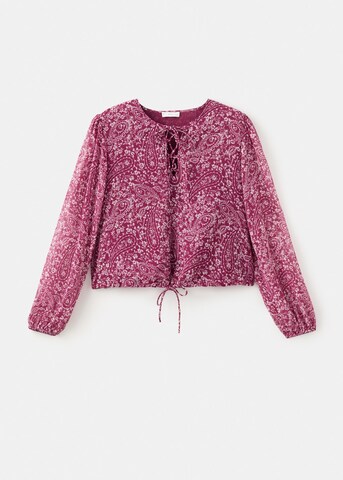 MANGO TEEN Blouse 'Inest' in Red