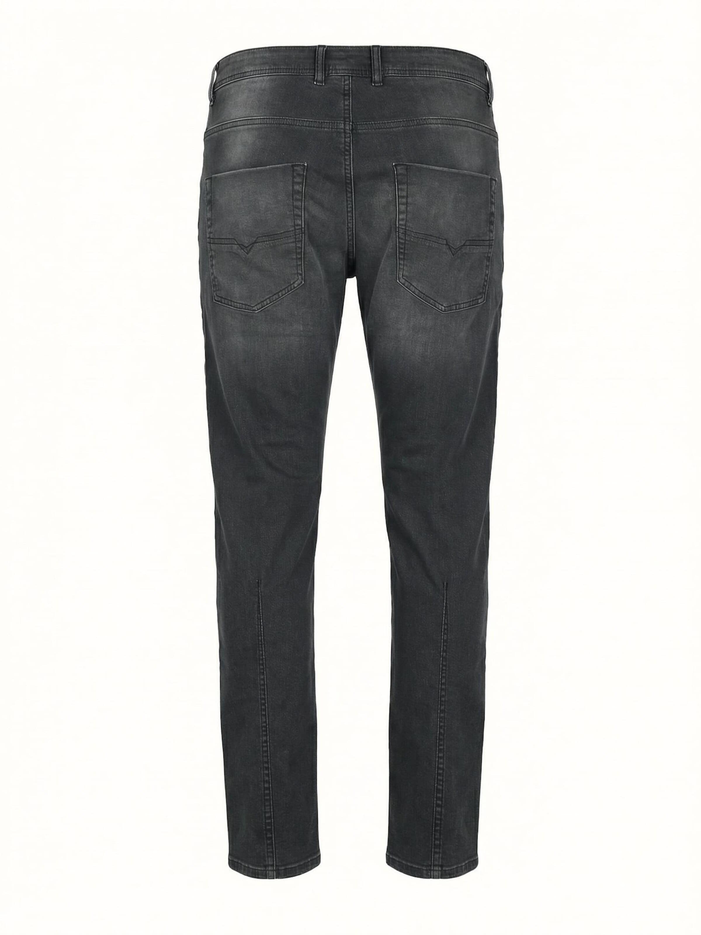 DIESEL Tapered Jeans '2030 D-KROOLEY JOGGJEANS Superstretch & Supersoft' in Grey