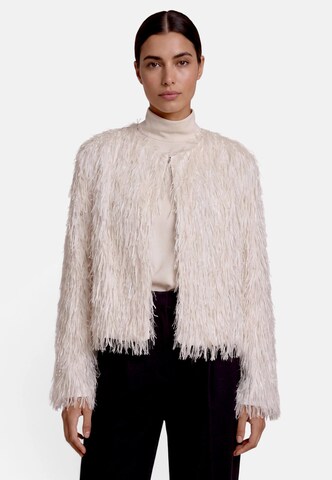 Blazer di zero in beige: frontale