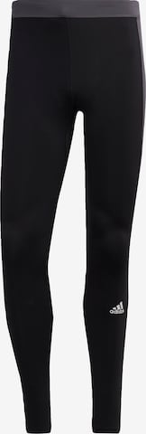 ADIDAS PERFORMANCE Workout Pants 'Saturday Block Better' in Black: front