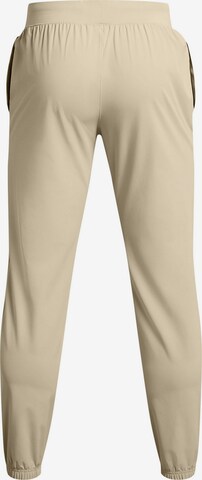 UNDER ARMOUR Tapered Sporthose in Beige
