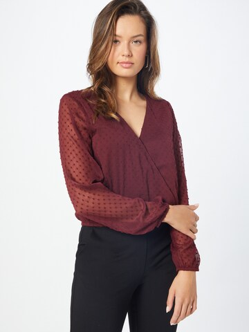 ABOUT YOU Blouse 'Jolin' in Bruin: voorkant