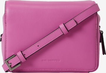 Karl Lagerfeld - Bolso de hombro en rosa