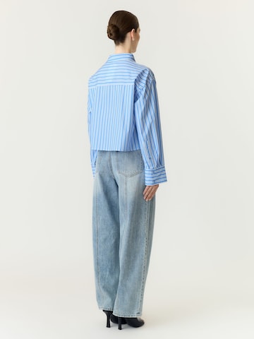 YAS Blouse 'YASLee' in Blauw