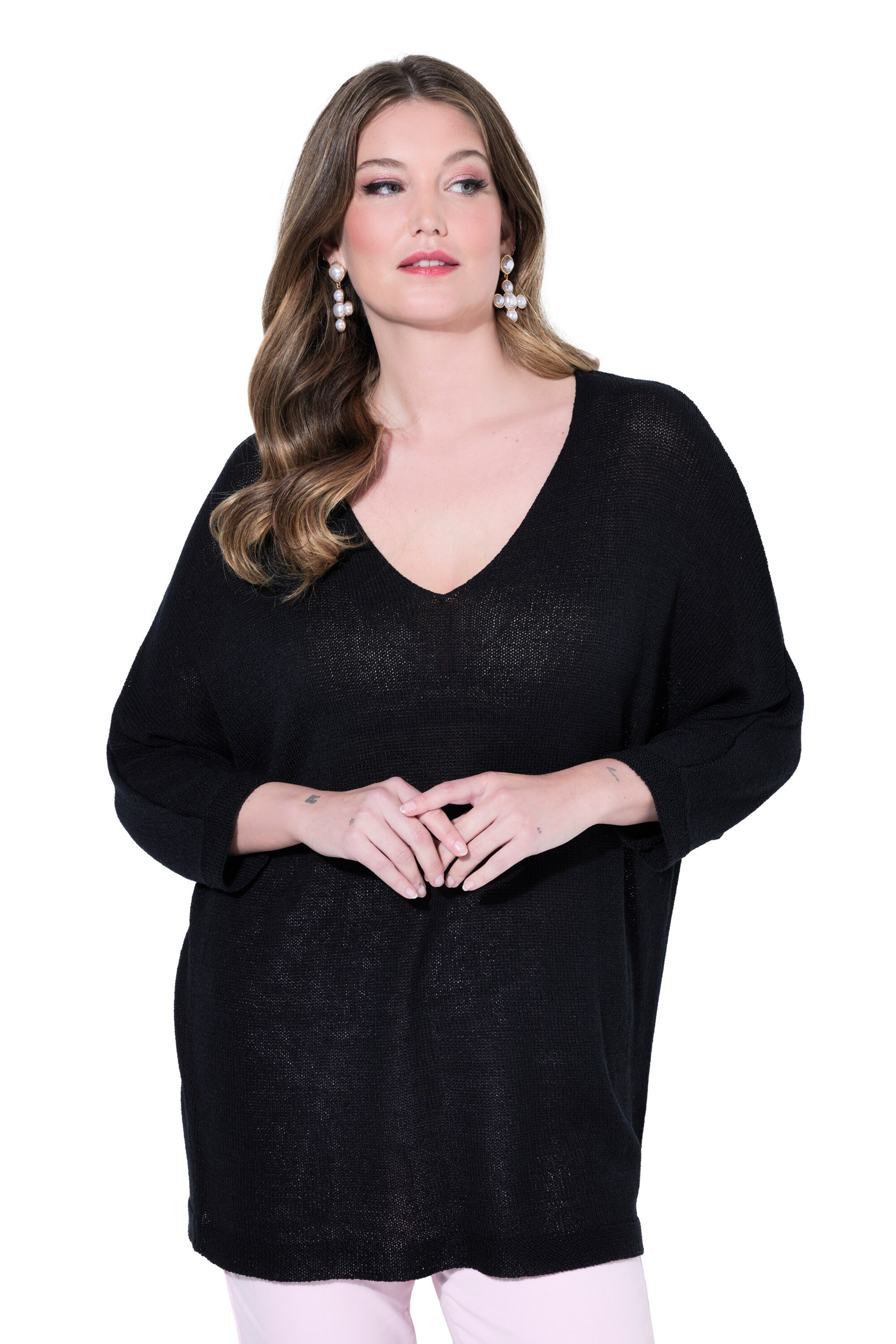 MIAMODA Pullover in Schwarz: Vorderseite