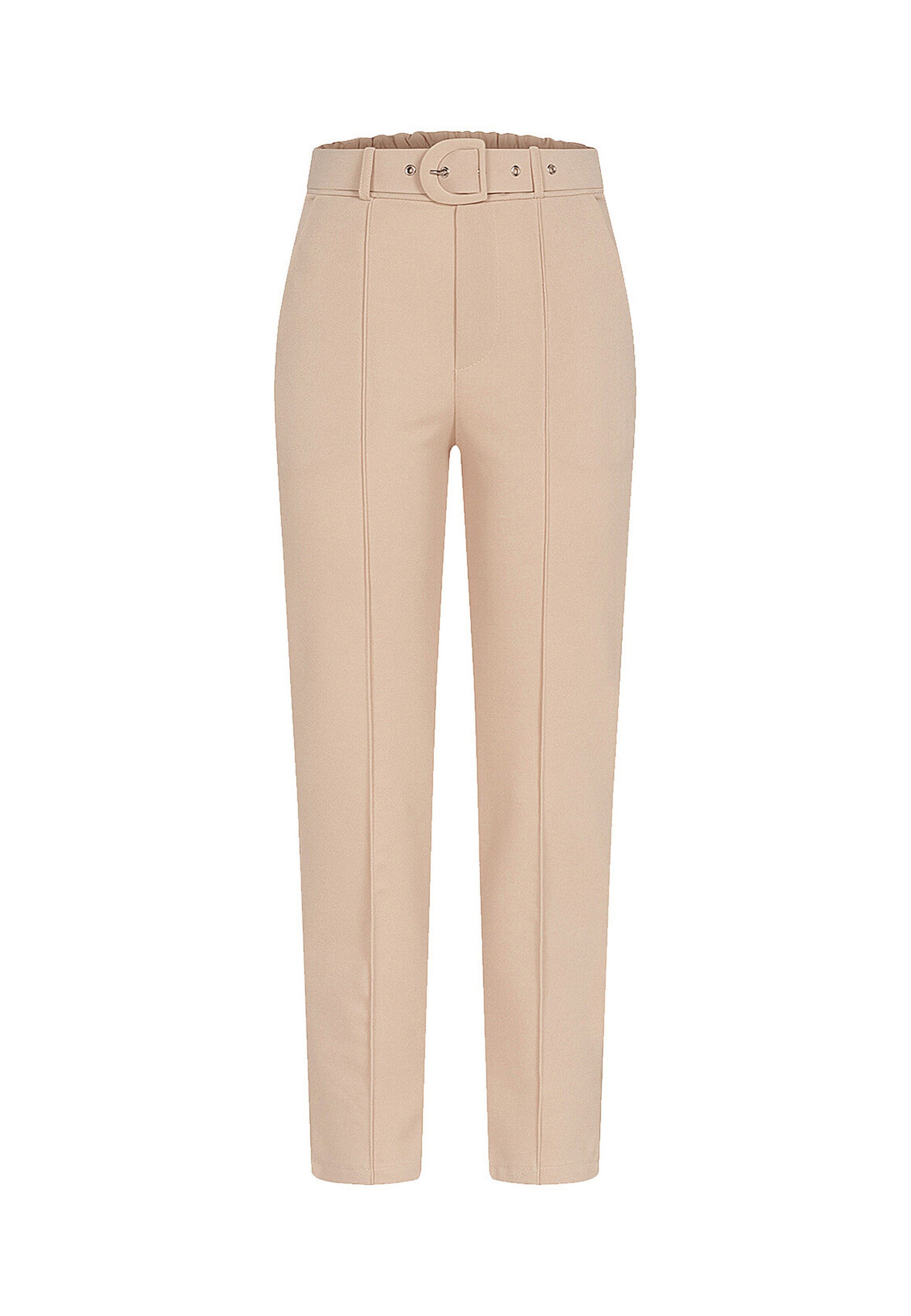 Effilé Pantalon chino Cloud5ive en beige : devant
