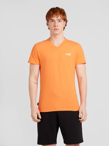 Superdry Shirt in Oranje: voorkant