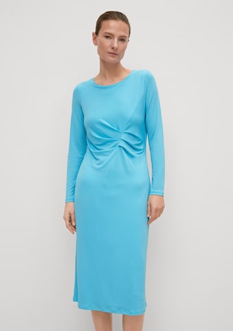 COMMA Dress in Blue: front