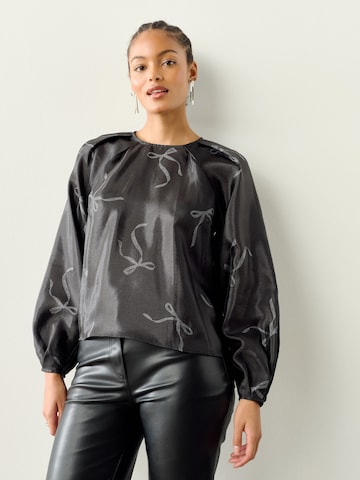 Next Bluse in Schwarz: Vorderseite