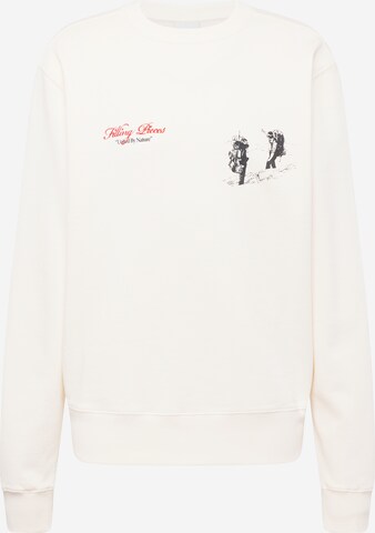 Filling Pieces Sweatshirt 'United' in Weiß: predná strana