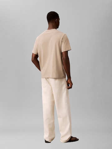 Calvin Klein Jeans Regular Shirt in Beige