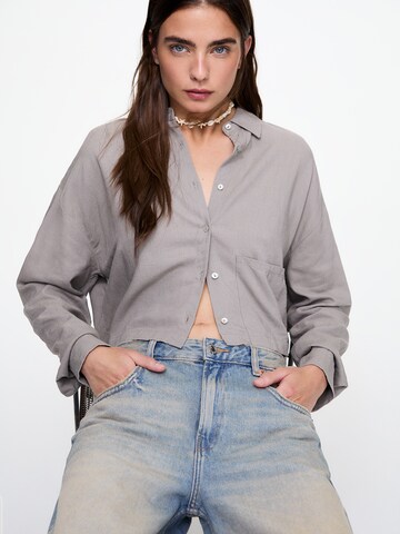 Camicia da donna di Pull&Bear in grigio