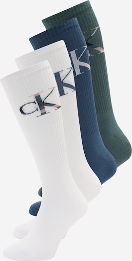 Kojinės iš Calvin Klein Underwear, spalva – tamsiai mėlyna / tamsiai žalia / pudros spalva / balta, Prekių apžvalga