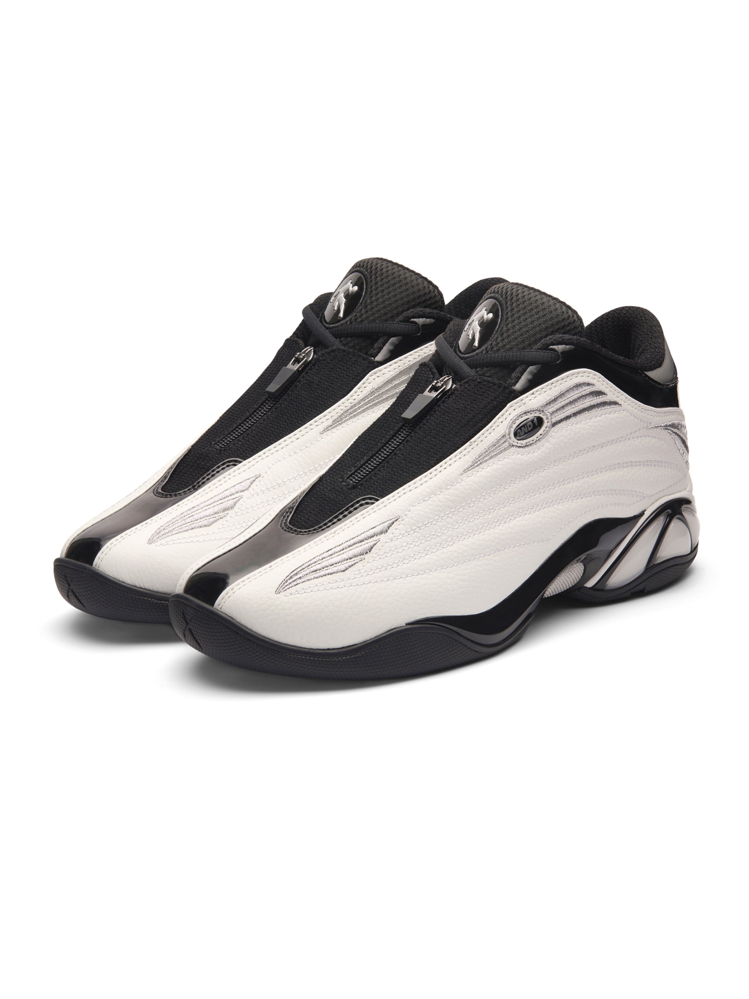 AND1 Ниски маратонки 'Mad Game Pro' в бяло