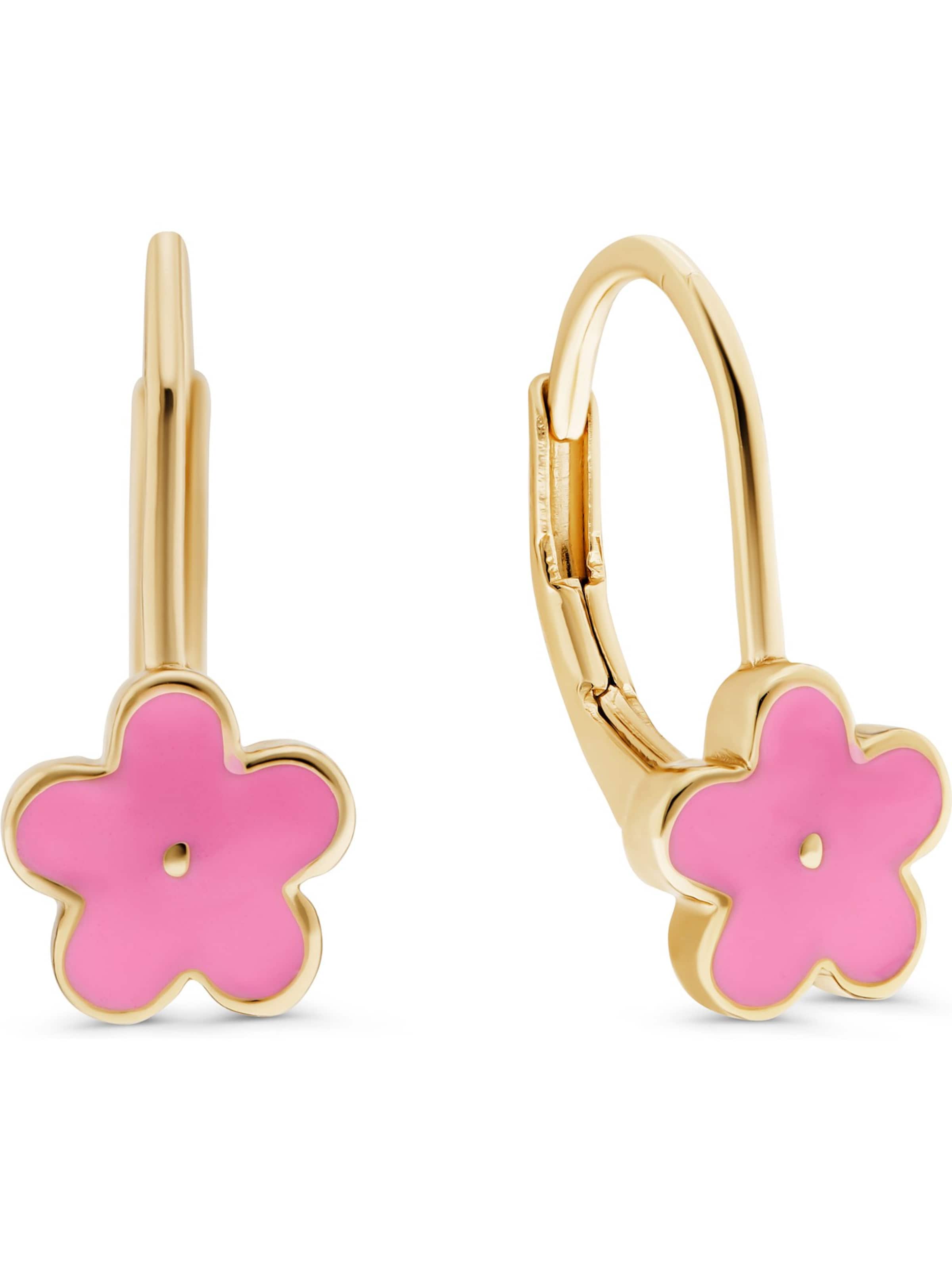 FAVS Little Friends Ohrringe in Gold: Vorderseite