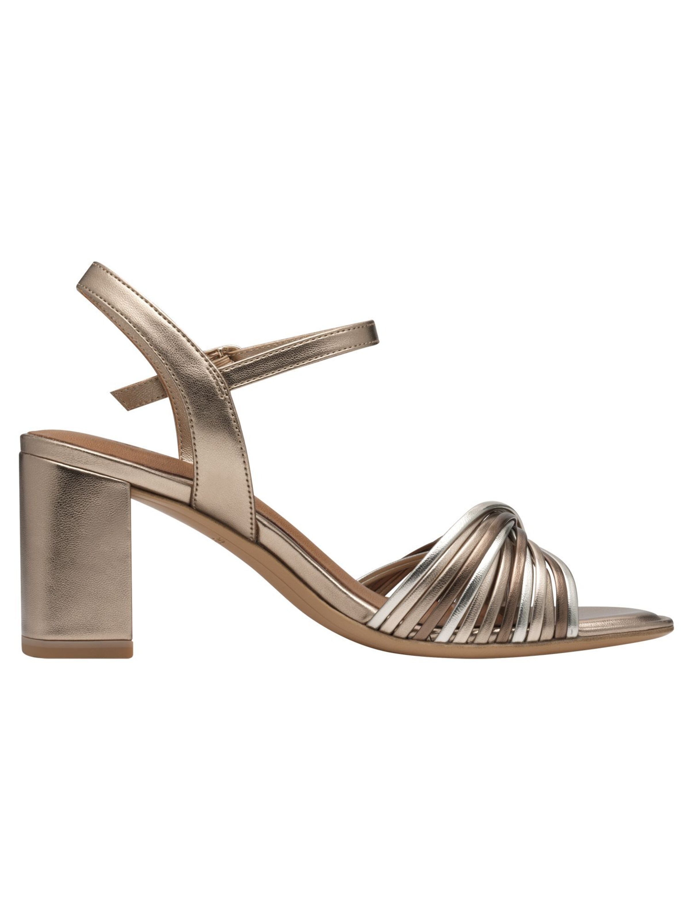 Tamaris Páskové sandály – bronzová