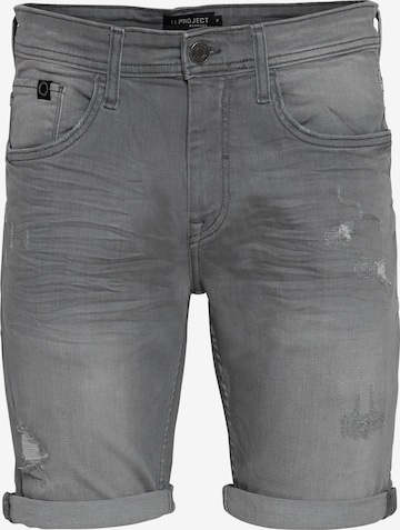 11 Project Regular Jeansshorts 'Narvik' in Grau: predná strana