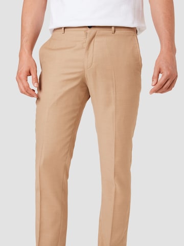 Coupe slim Pantalon à plis 'Solaris' JACK & JONES en beige