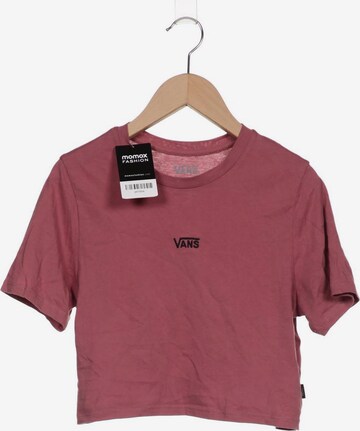 VANS Top & Shirt in XS in Pink: front