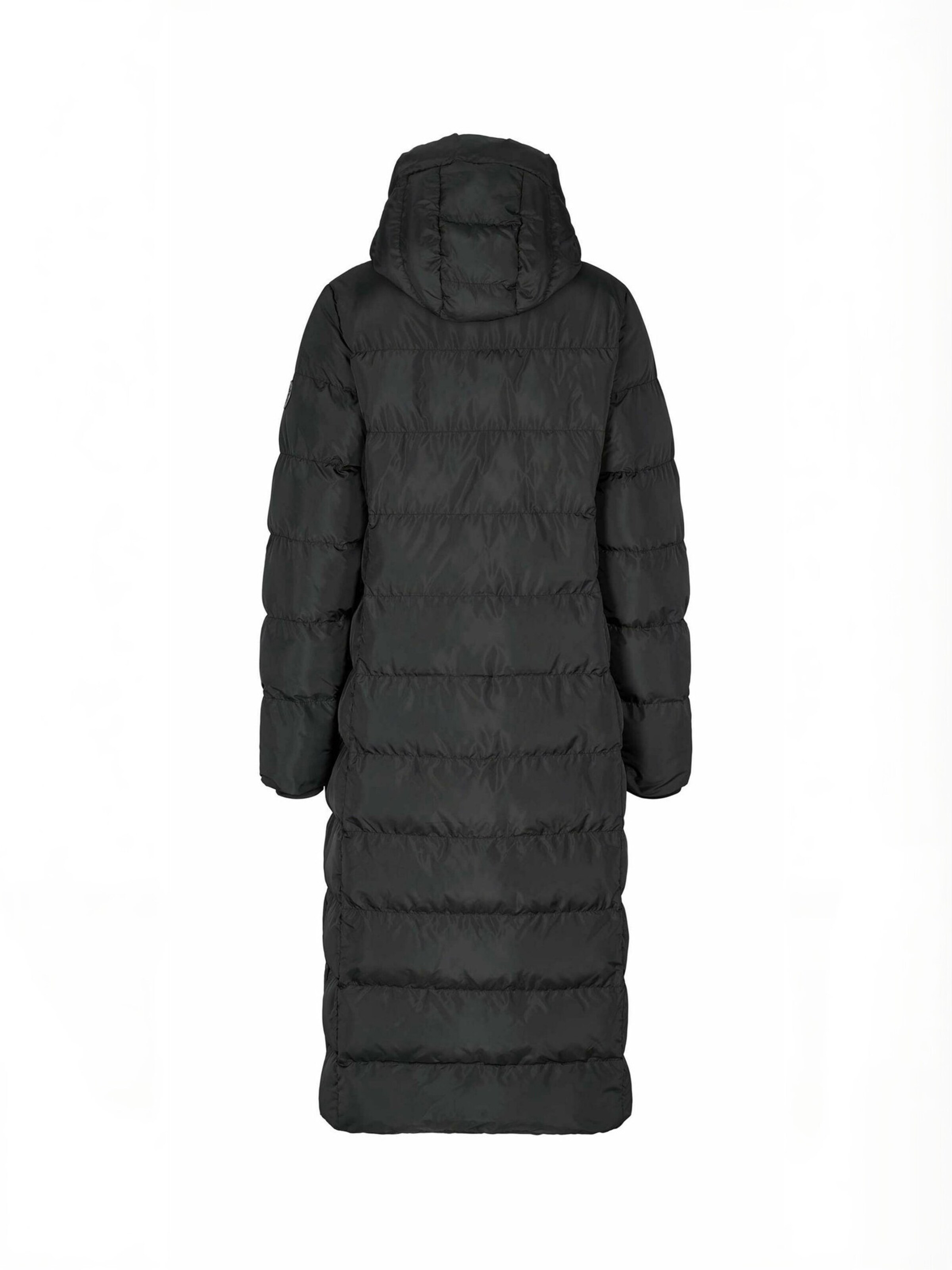 U.S. POLO ASSN. Wintermantel 'UWLisa' in Schwarz: Rückseite