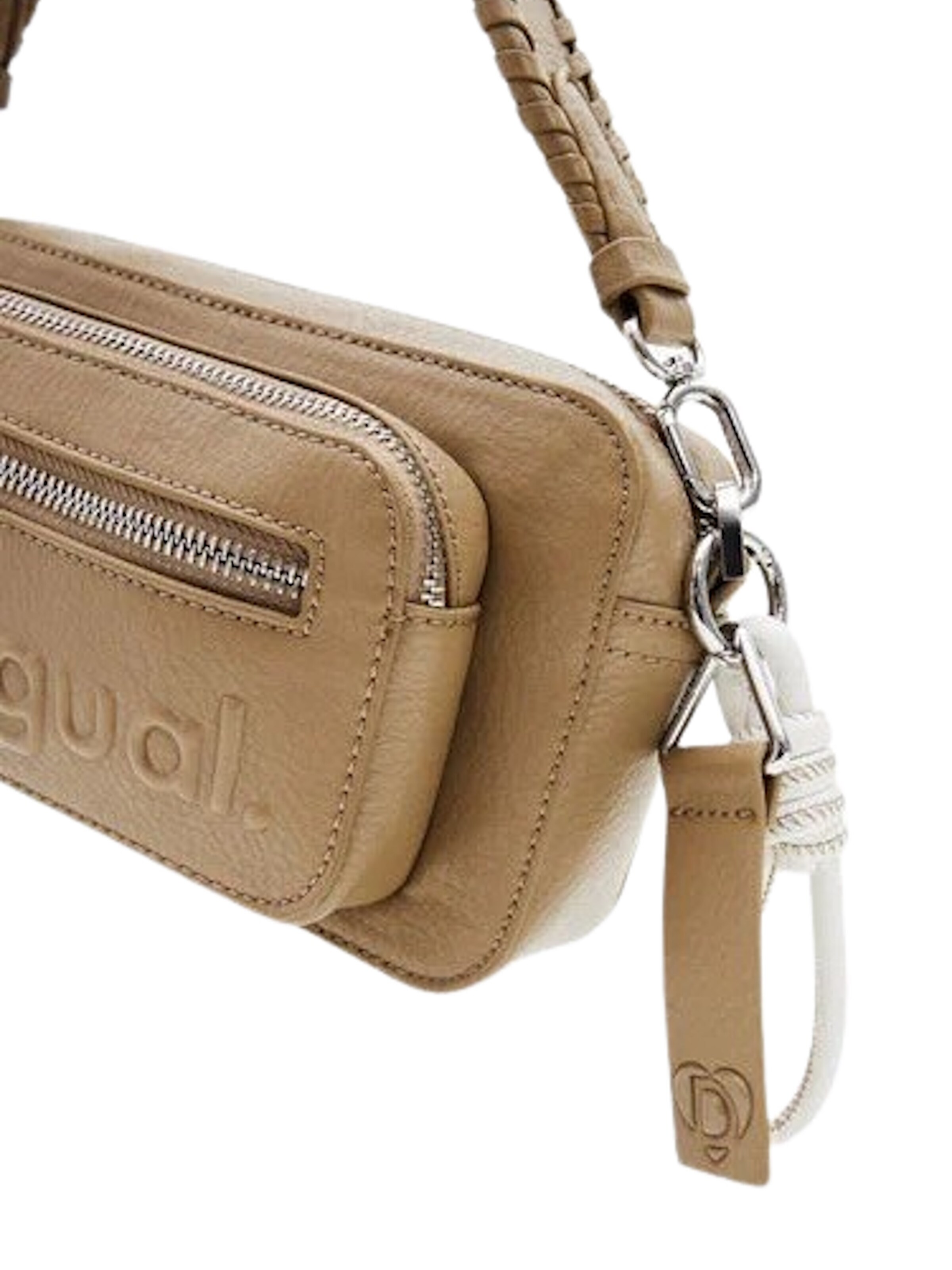 Desigual Schultertasche in Braun