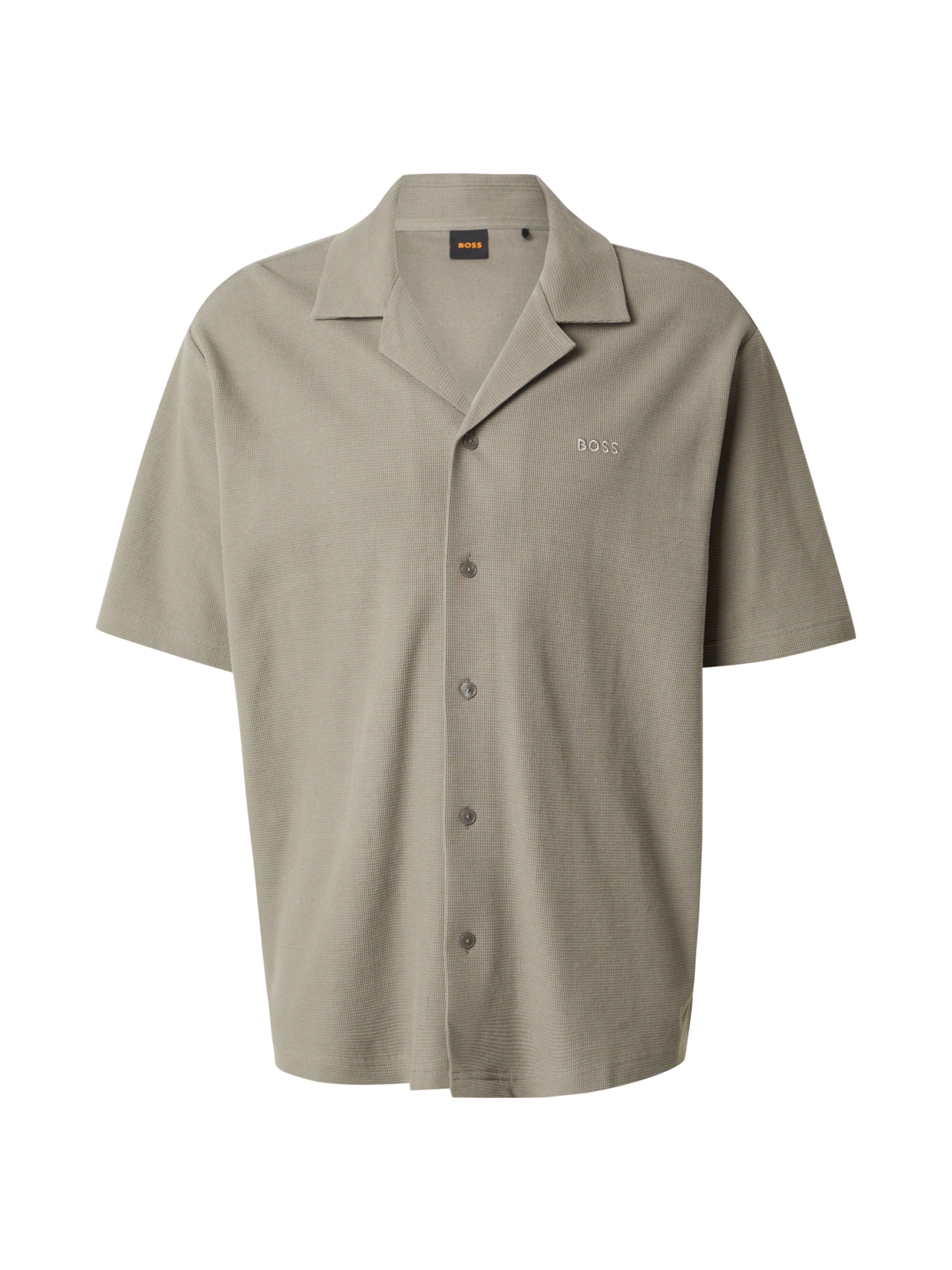Camicia di BOSS in grigio: frontale