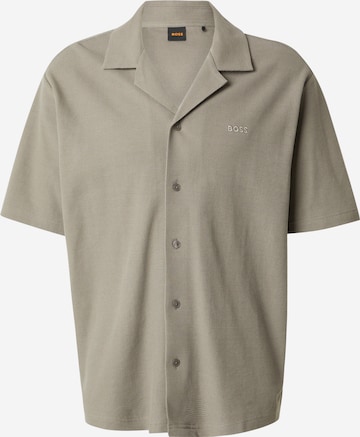 BOSS Overhemd in Grijs: voorkant