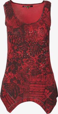 KOROSHI Top in Rood: voorkant