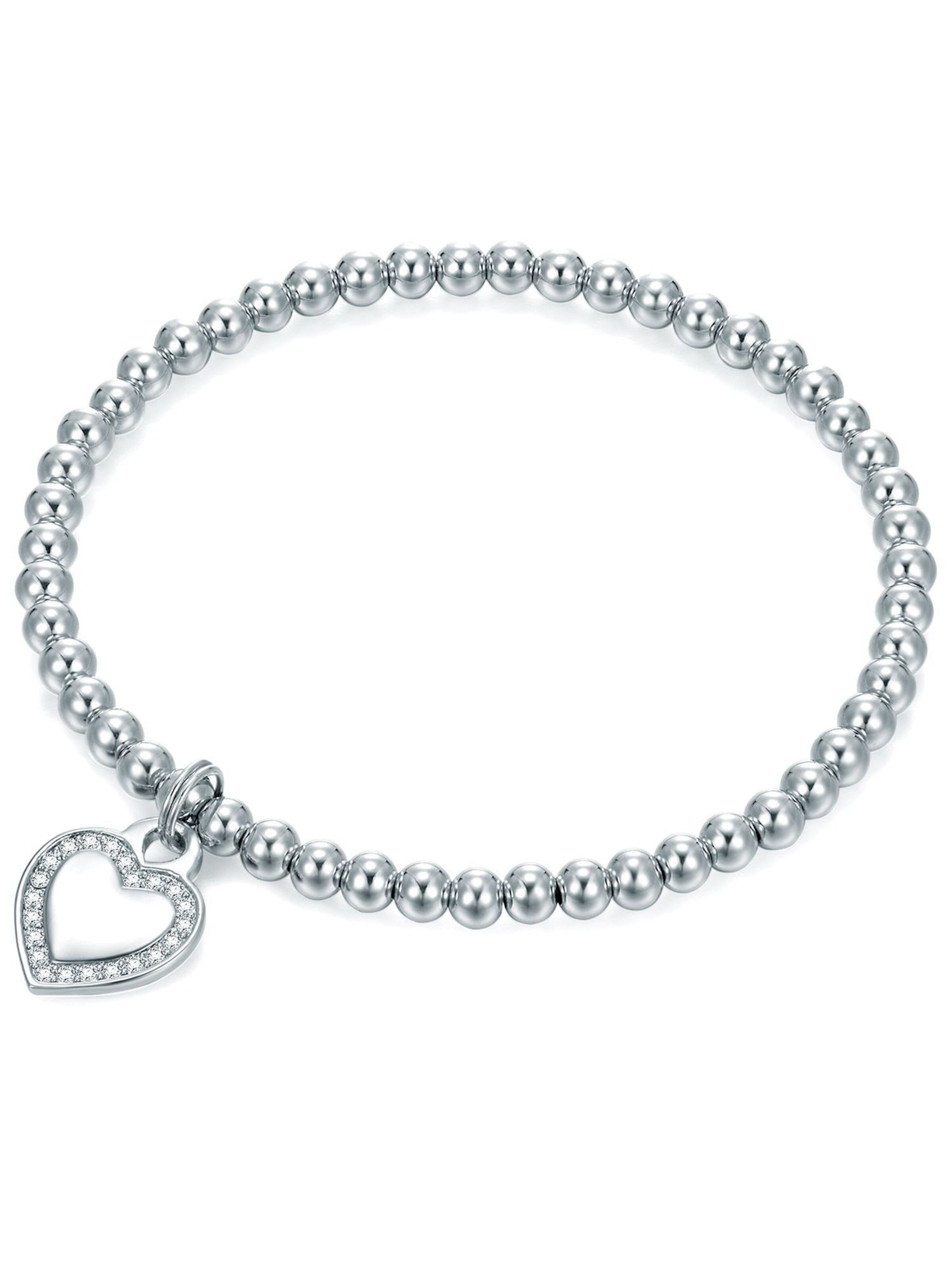 Lulu & Jane Armband in Zilver: voorkant