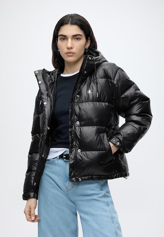 juoda Calvin Klein Jeans Demisezoninė striukė