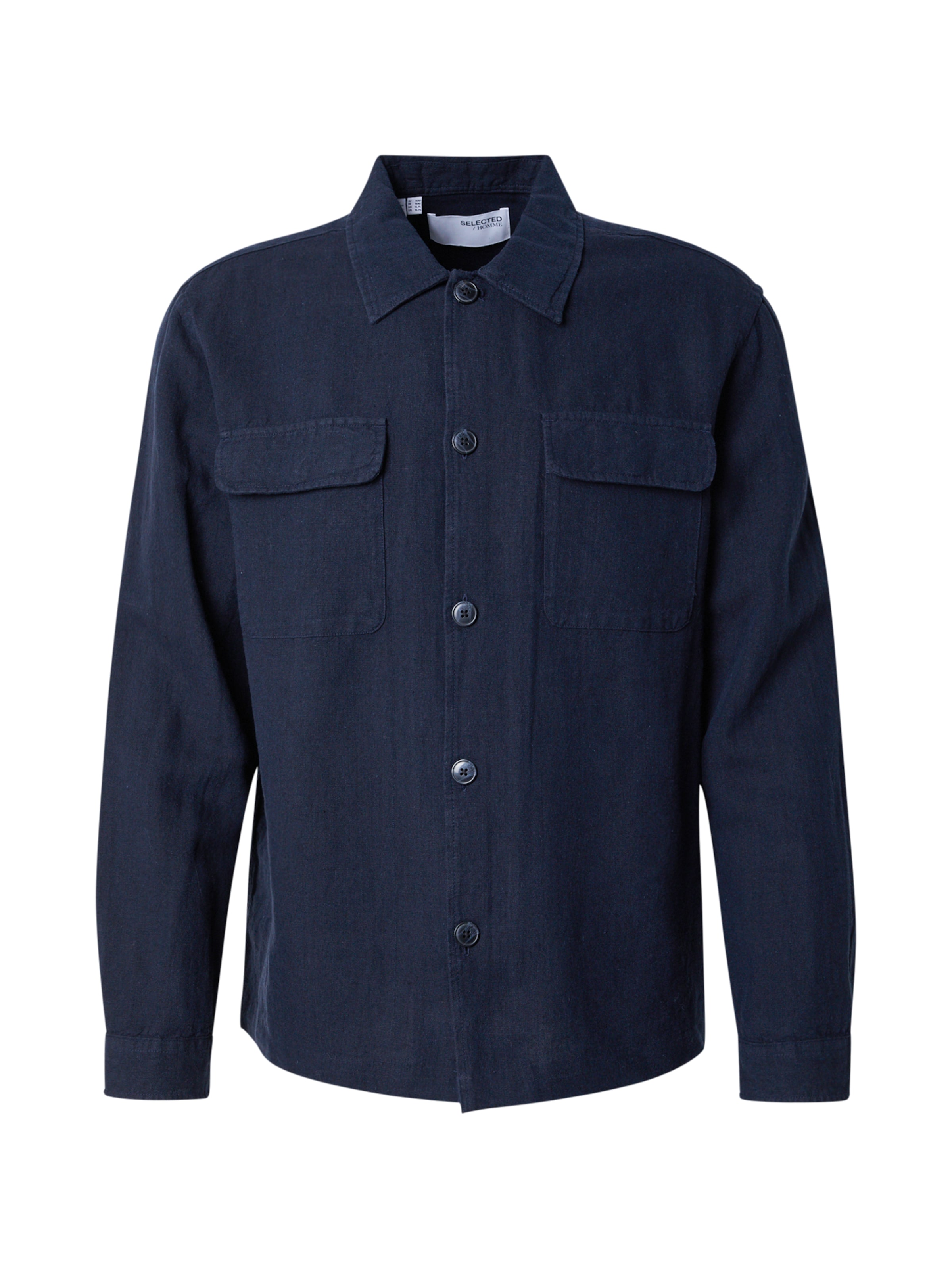 Camicia 'SLH-Leroy Sun' di SELECTED in blu: frontale