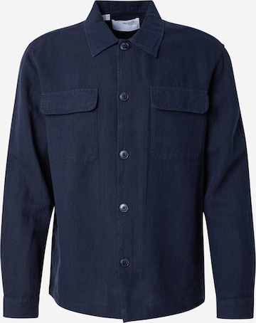 Camicia 'SLH-Leroy Sun' di SELECTED in blu: frontale