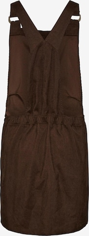 MAMALICIOUS Dungaree skirt 'Maci' in Brown