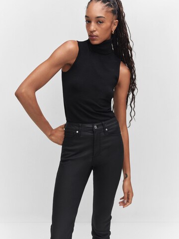 Skinny Jeans 'Anne' de la MANGO pe negru