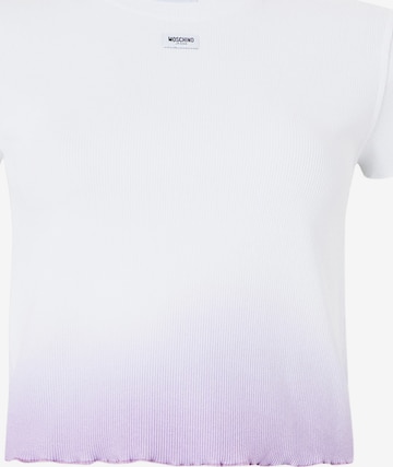 T-shirt Moschino Jeans en violet : devant