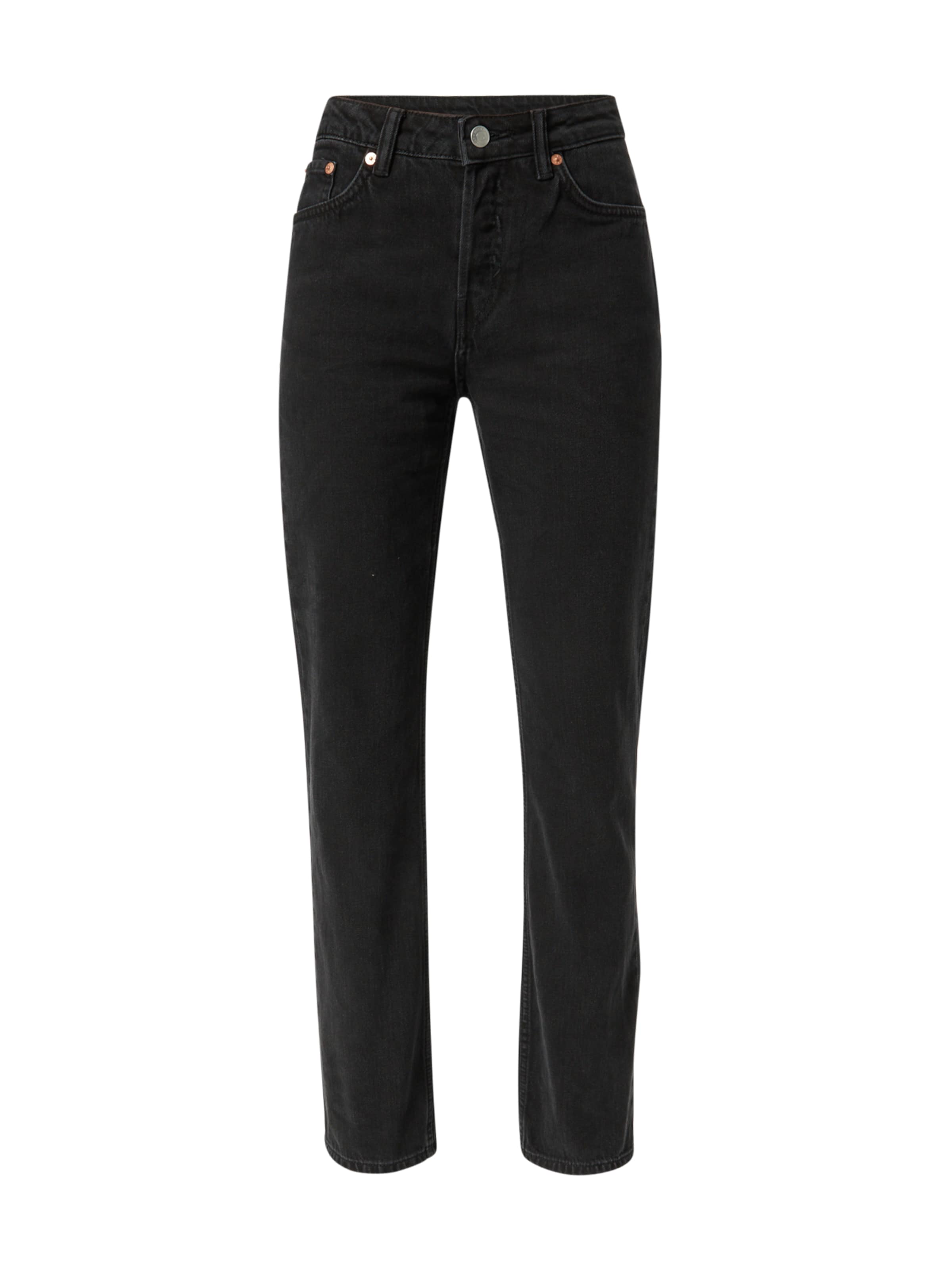 Jeans 'Pin' de la WEEKDAY pe negru: față