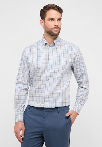 ETERNA Comfort Fit Hemd in Blau: Vorderseite