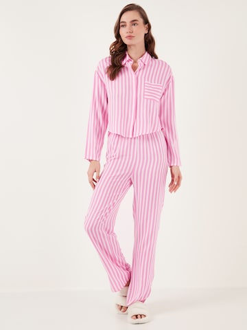 Pyjama 'Lela' LELA en rose : devant