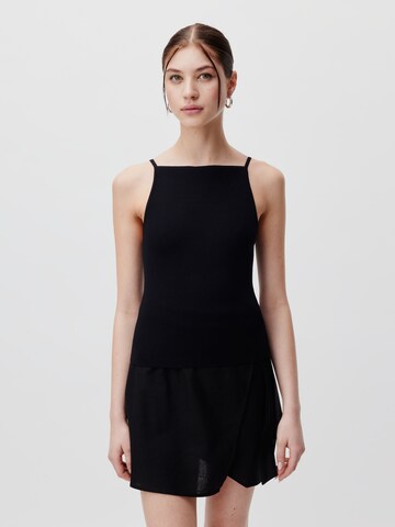 LeGer by Lena Gercke - Top de malha 'Elonie' em preto: frente