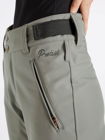 PROTEST Slim fit Workout Pants 'LOLE' in Green