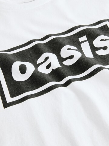 Next Shirt 'Oasis Band' in White