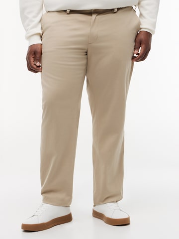 Tommy Hilfiger Big & Tall - regular Pantalón chino 'DENTON ESSENTIAL' en marrón: frente