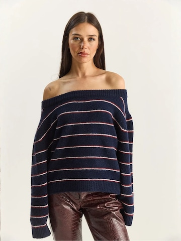 Bianco Lucci Pullover in Blau